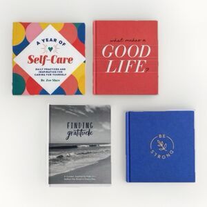 4 Book Bundle (A Year Of Self-Care, Good Life, Finding Gratitude, Be Strong)